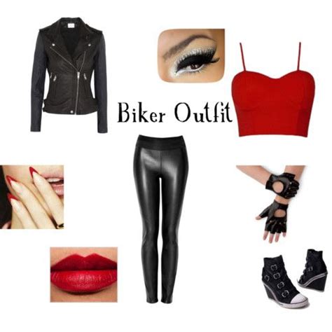 Biker Chic Costume Biker Girl Outfits Biker Outfit Rocker Outfit