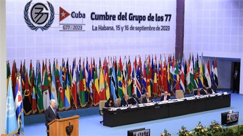 La Cumbre Del G77china Inicia En Cuba Clamando Por Un Nuevo Orden