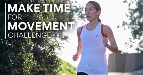 Make Time For Movement Challenge Runkeeper