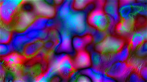 Hd Wallpaper Pink Blue And Green Led Light Abstract Trippy Lsd