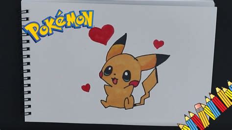 How To Draw Kawaii Pokemon Pikachu Step By Step Youtube