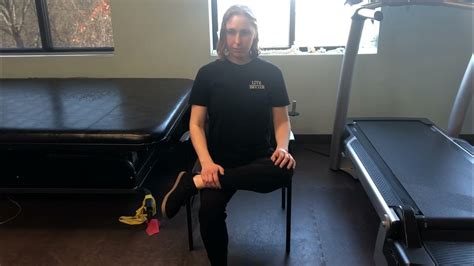 Seated Piriformis Stretch Youtube