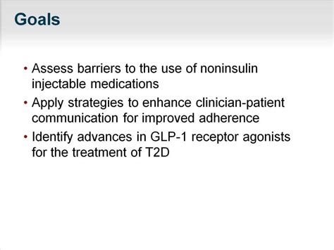 Ppt Updates On Glp 1 Receptor Agonists Improving Adherence In Type 2