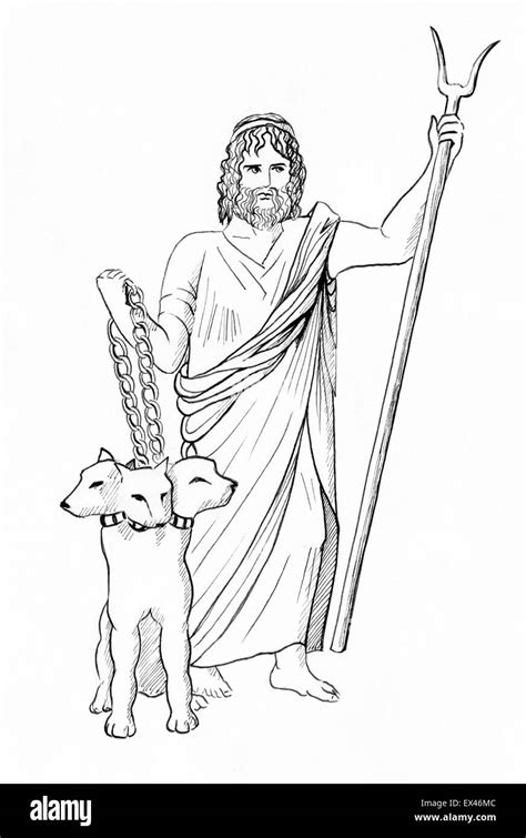 Hades Greek God Easy Drawing