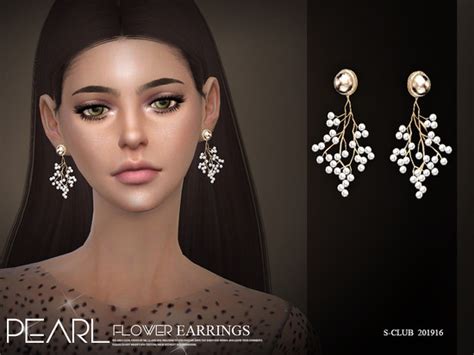 Pearl Flower Earrings Hope You Like Thank You Found In Tsr Category