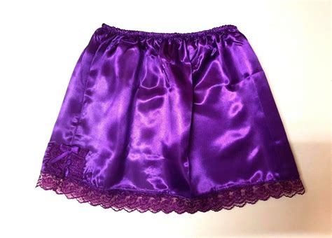 Mini Satin Half Slips Uk Size 6 18 Underskirts Glossy Waist Slip Sissy