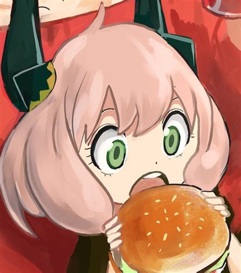 Anime Girl Eating Burger X Wallpaper Teahub Io Hot Sex Picture