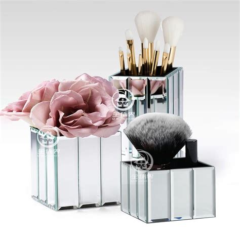 Maybe you would like to learn more about one of these? 86.0US $ |Modern Mirrored Makeup Organizer Mirror Vase Dry ...