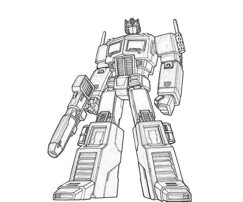 Optimus Prime Coloring Pages To Download And Print For Free