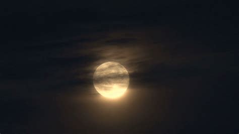 Full Moon Glowing In Night Sky Time Lapse Stock Video Footage Storyblocks