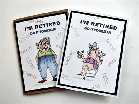 Funny Retirement Card For Men Goodbye Good Luck For Coworker Etsy