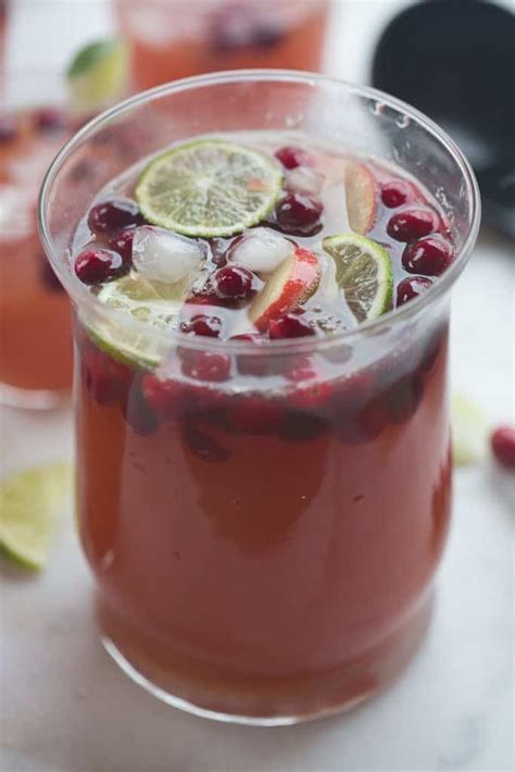 Sparkling Cranberry Apple Punch Tastes Better From Scratch