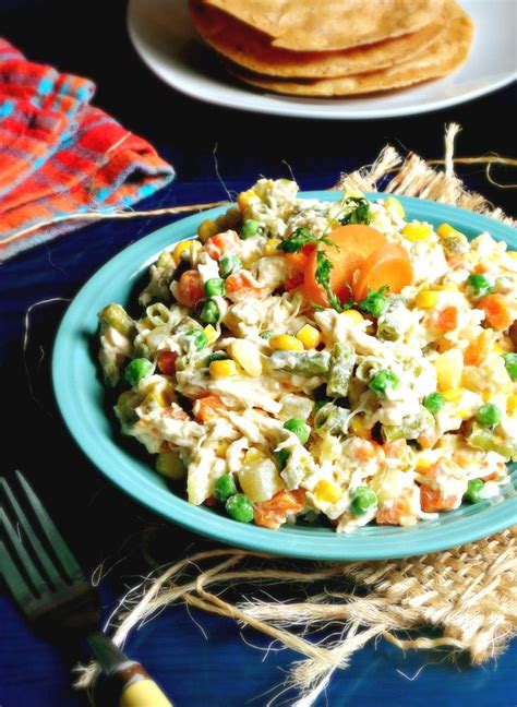 Cook and stir until the chick. Ensalada de Pollo (Mexican Chicken Salad) | Recipe ...