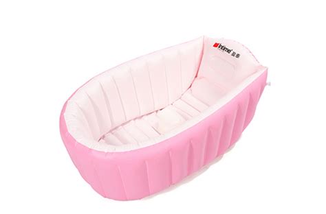 I never liked those plastic tubs when mine were really small. 69% Off Pink Inflatable Bathtub for Babies Promo - LBMS