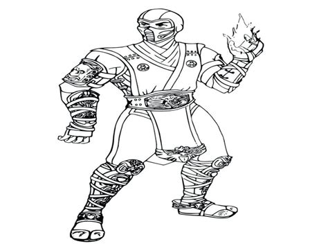 Scorpion from mortal kombat coloring page. Mortal Kombat Coloring Pages at GetDrawings | Free download