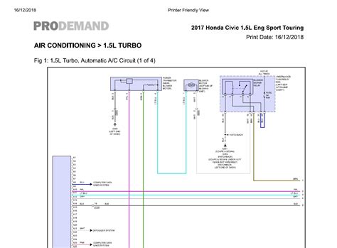 Radiator fan not working diagnosis sep 14, 2019the wiring harness itself can go bad. Honda Civic 2017 Full Wiring Diagrams | Auto Repair Manual ...