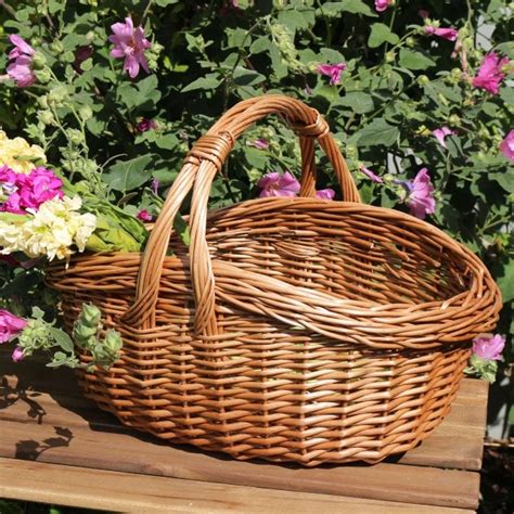New Forest Wicker Shopping Basket The Basket Company
