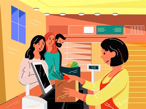Customer At A Retail Shop By Sheetal Dwivedi On Dribbble