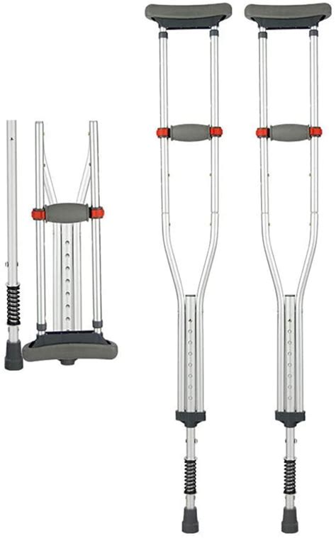 Buy Underarm Crutches For Adjustable Folding Double Adjustable Underarm