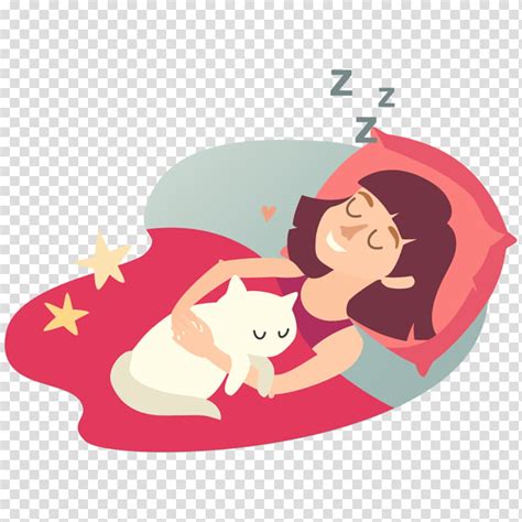 Icon Design Sleep Man Girl Woman Dream Cartoon Animation