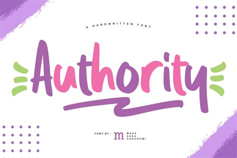 Authority A Handwritten Font