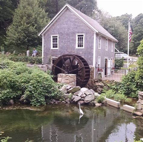 Stony Brook Factory Village Gristmill And Museum Brewster Ma
