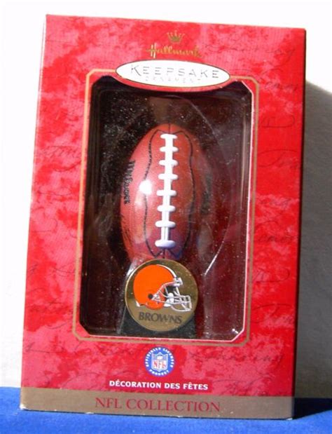 Hallmark Keepsake Christmas Ornament 2000 Cleveland Browns Nfl Football