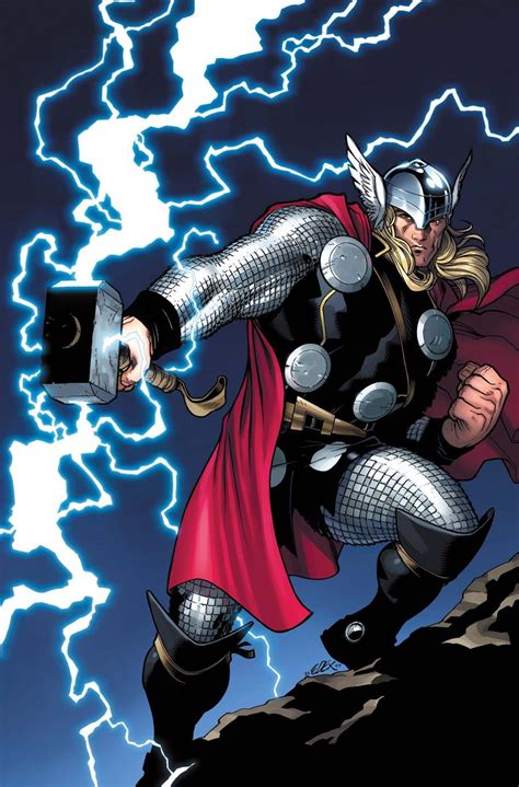 Thor Fan Art Thor Odinson Earth 616 Cover By Ed Mcguinness