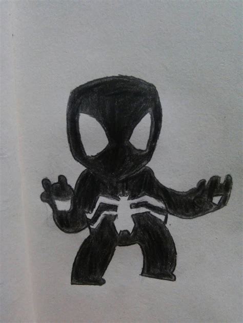 Spider Man Black Suit Chibi By Pabloao23 On Deviantart