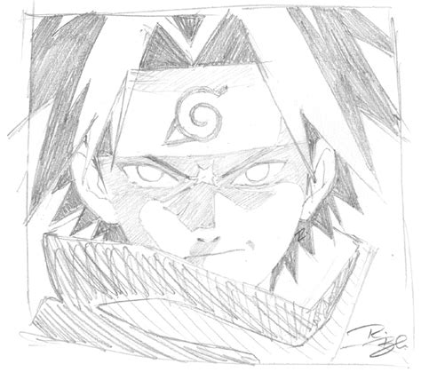 Sasuke Pencil Sketch 01 By Ryuomaru On Deviantart