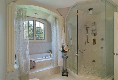 These are often used in the home when the patient is too debilitated to reach the bathroom. Alcove Definition for a Transitional Bathroom with a Towel ...