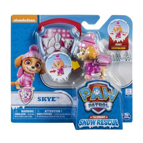 Paw Patrol The Great Snow Rescue Transforming Pup Pack And Badge Skye