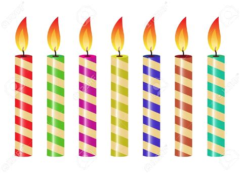 Number 1 Candle Clip Art