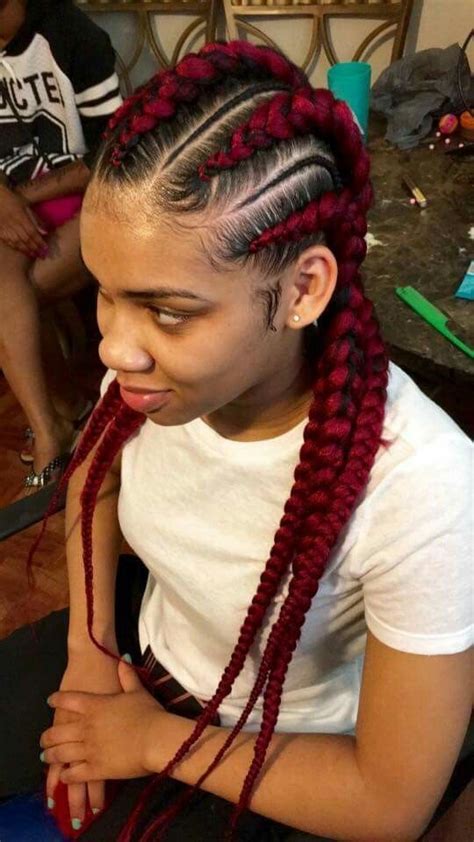 The latest trends in black braided hairstyles. Pin by marilyn tipps on block hair styles | Cornrow ...