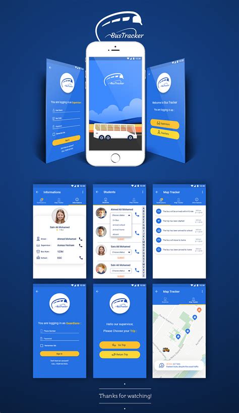Bus Tracker App Design on Behance