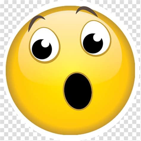 Emoji Face Clipart Surprise Shocked Emoticon X Png Download Sexiz Pix