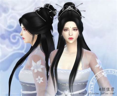 Traditional Ancient Chinese Female Hairstyles The Sims 4 P1 Sims4