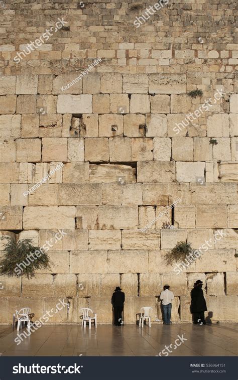 Jerusalem Prayers Western Wall Stock Photo Edit Now 536964151