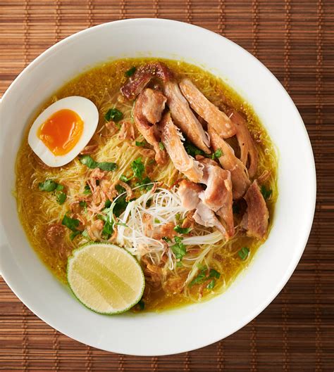 While the meat is cooking, place shallots, garlic, sambal oelek, and turmeric powder into a food processor. Recipe: Perfect Soto Ayam (Indonesian Chicken Soup) - Easy ...