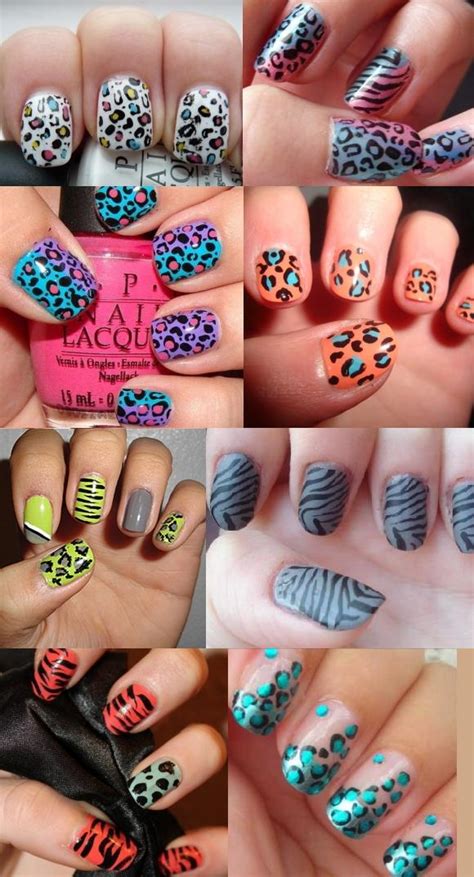 Download the prints as a swatch library. Animal Print Nail Art