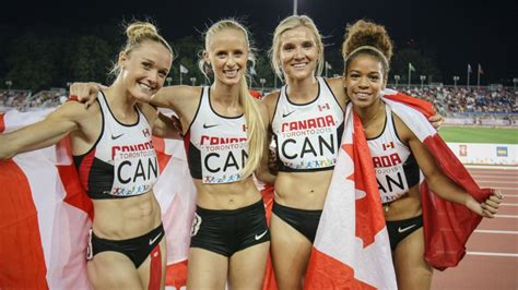 Team Canada Womens 4x400m Team To2015 Team Canada Official