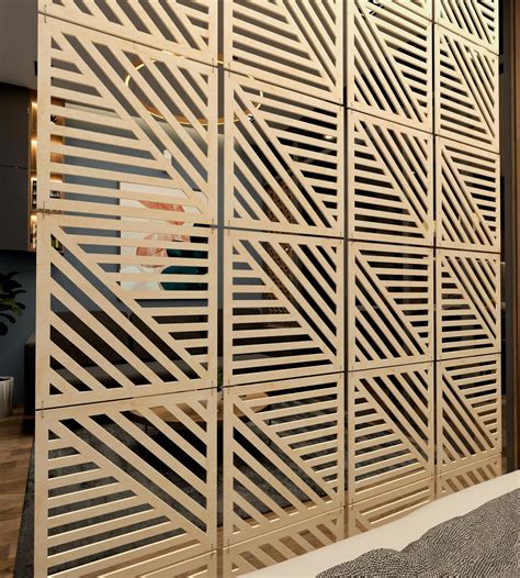 Privacy Room Divider Screens Interior Partition 4 mm Plywood Panels