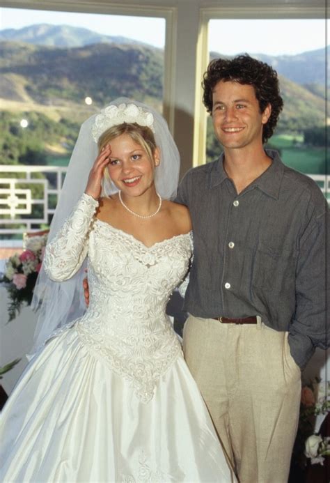 kirk cameron at candace cameron s wedding in 1996 candace cameron wedding full house candace