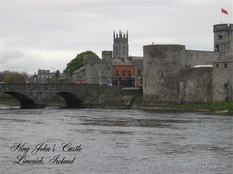 St Johns Castle Limerick Ireland By Greg Fitzgerald Redbubble