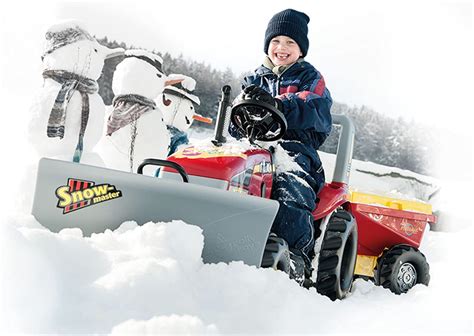 Theres A Pedal Powered Snow Plow For Kids That Actually Does A Good
