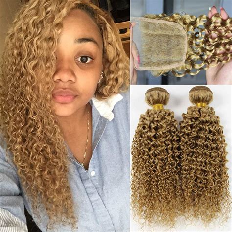 Were Can I Buy Honey Blonde Curly Hair Weave Crochet Wavy Haircut