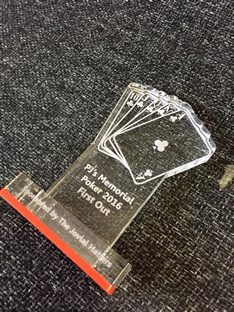 An Award Is Placed On Top Of A Piece Of Cloth That Has Been Pinned To