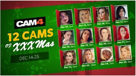 Cam4 Launches 12 Cams Of Xxxmas Feature Shows