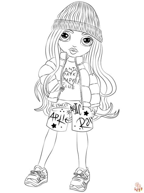 Coloriages Rainbow High - Coloriages Rainbow High à imprimer gratuits