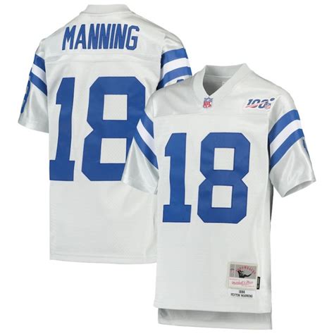 Peyton Manning Indianapolis Colts Mitchell Ness Youth NFL 100 Retired